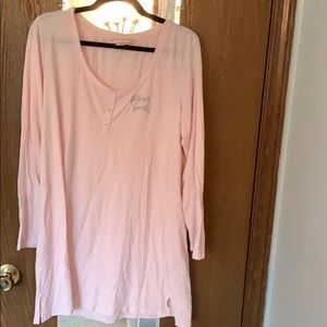 Victoria Secret Long-sleeve Sleepshirt